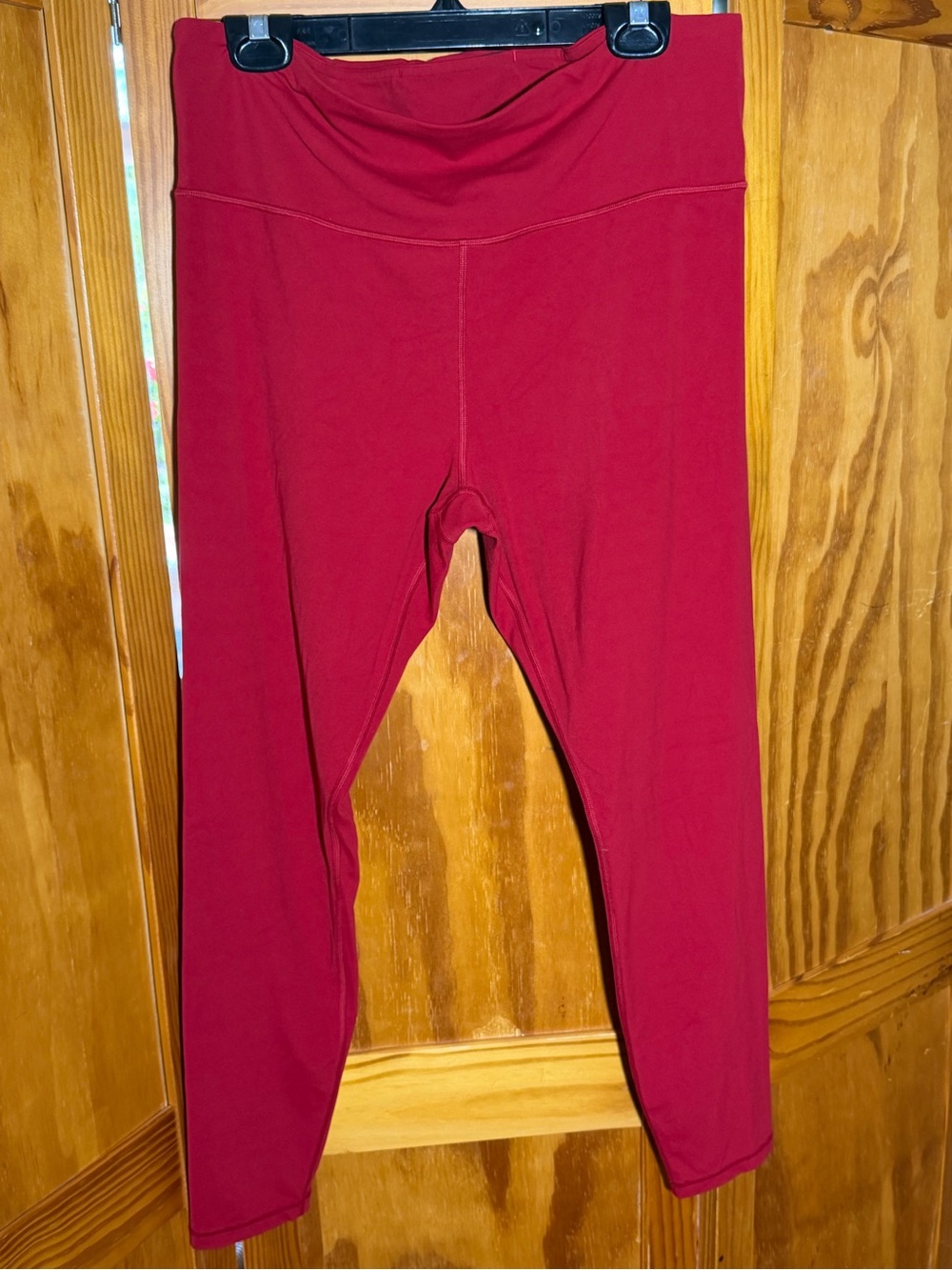 Athleta High-Rise Elation Tights in Red| XL
